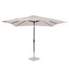 VONROC Premium Stokparasol Rosolina 280x280cm - Incl. beschermhoes – Vierkante parasol - Kantelbaar – UV werend doek - B