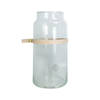 TAK Design - Drinken Waterglas Wrap Me Mini met Lederen Band - Glas - Bruin