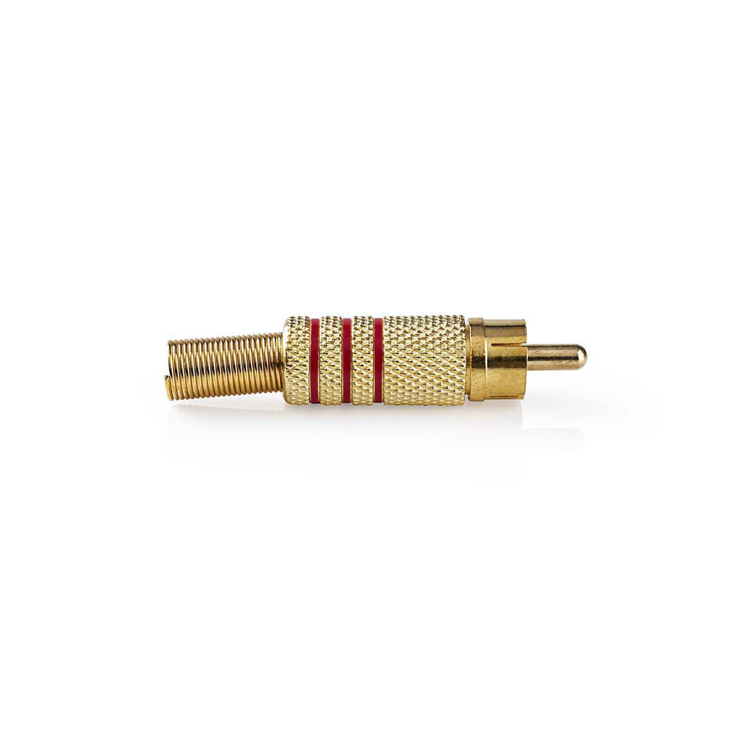 Nedis RCA-Connector - CAGP24900RD - Rood