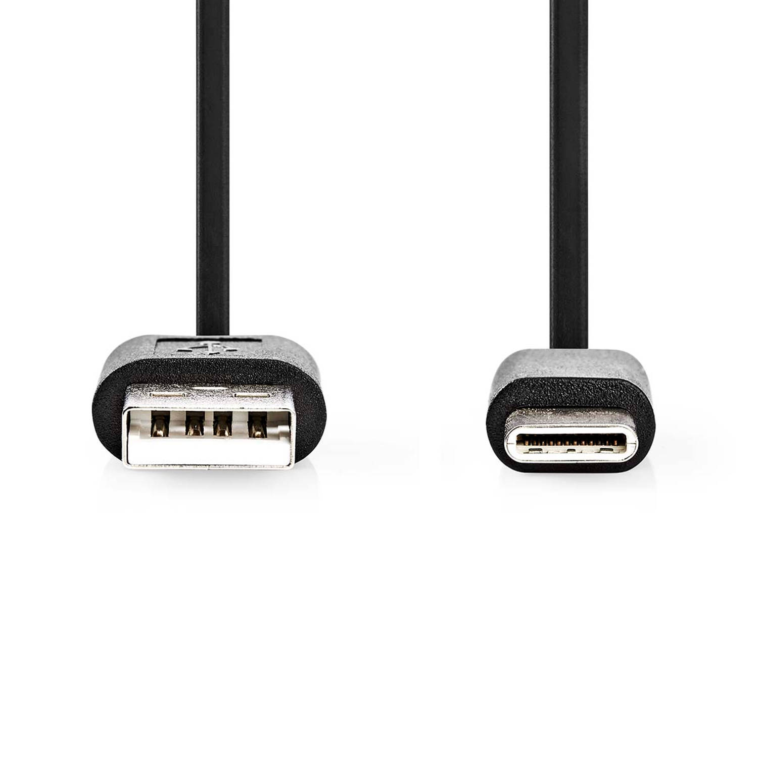 USB 2.0-Kabel | Type-C™ Male A Male | 0,1 m | Zwart