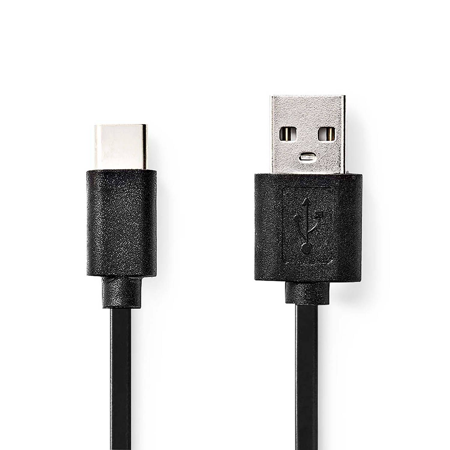 USB 2.0-Kabel | Type-C™ Male A Male | 1,0 m | Zwart