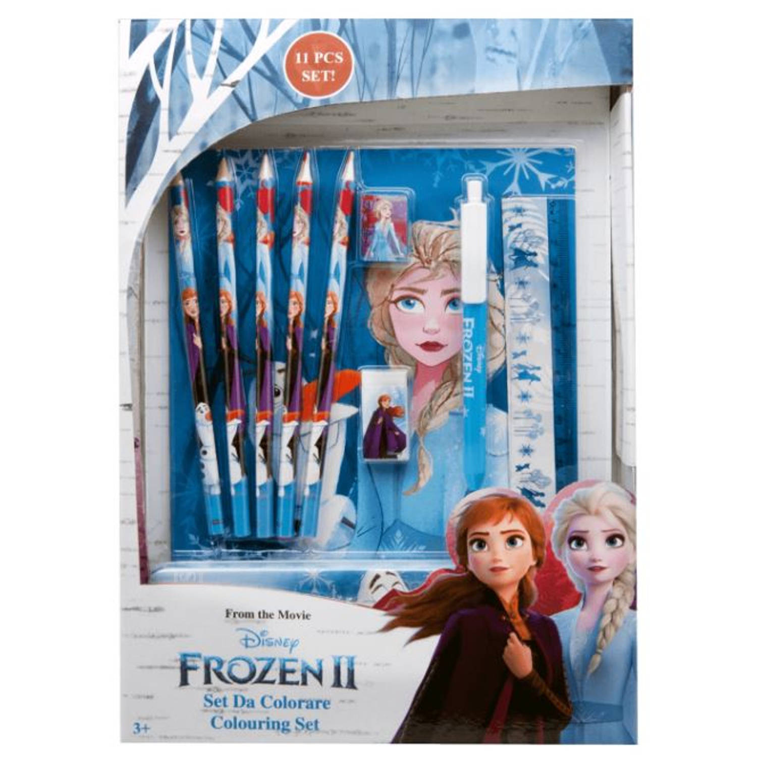 Disney kleurset Frozen II junior 22,5 x 32 cm papier 11-delig