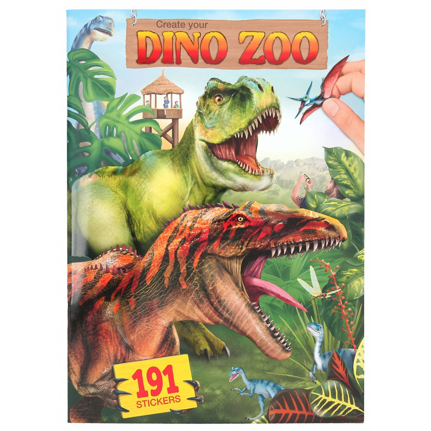 Depesche Stickerboek Create Your Dino Zoo Junior 24 Pagina&apos;s