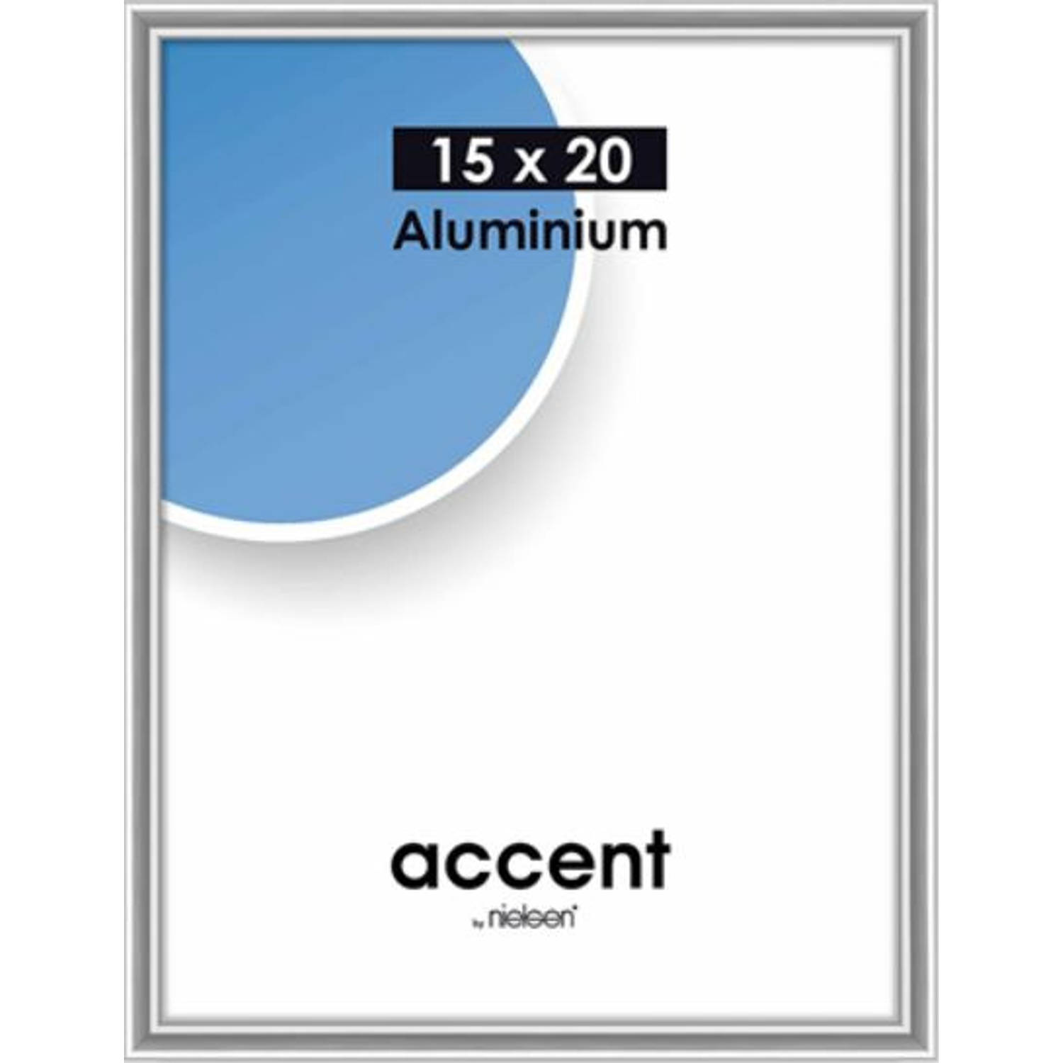 Nielsen Accent 15x20 aluminium zilver 51323