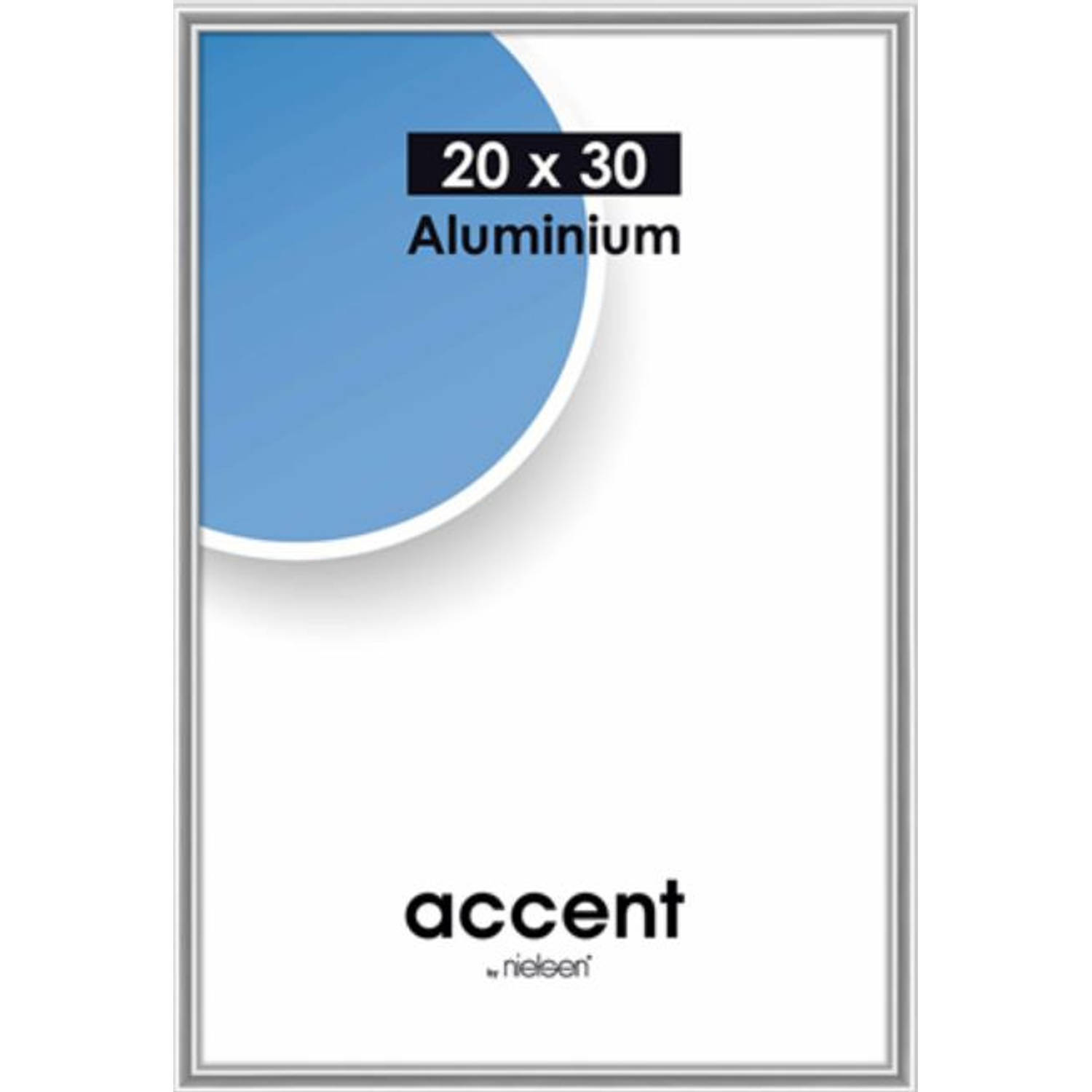 Nielsen Accent 20x30 aluminium zilver 53523