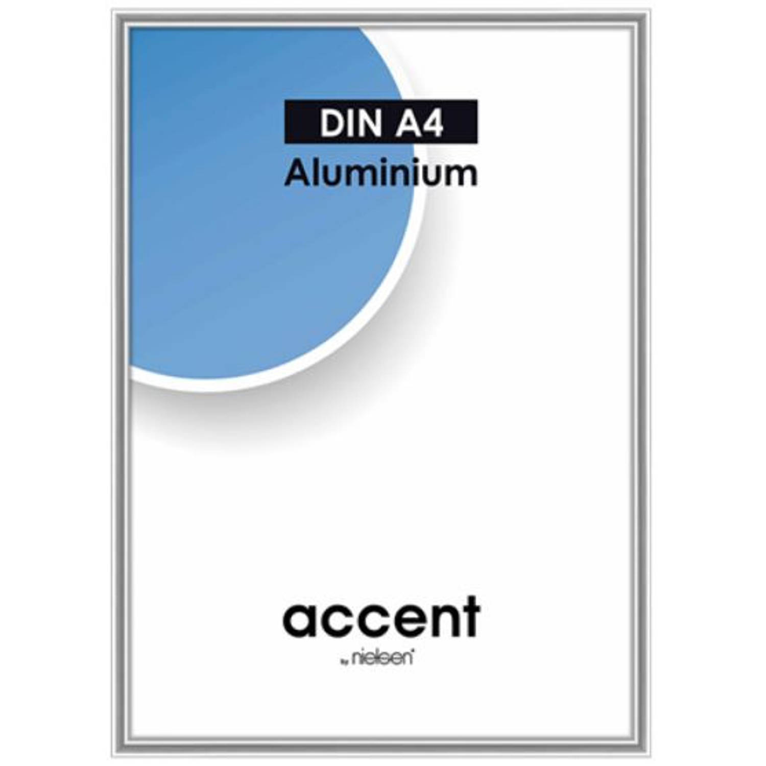 Nielsen Accent 21x29.7 aluminium zilver DIN A4 52123