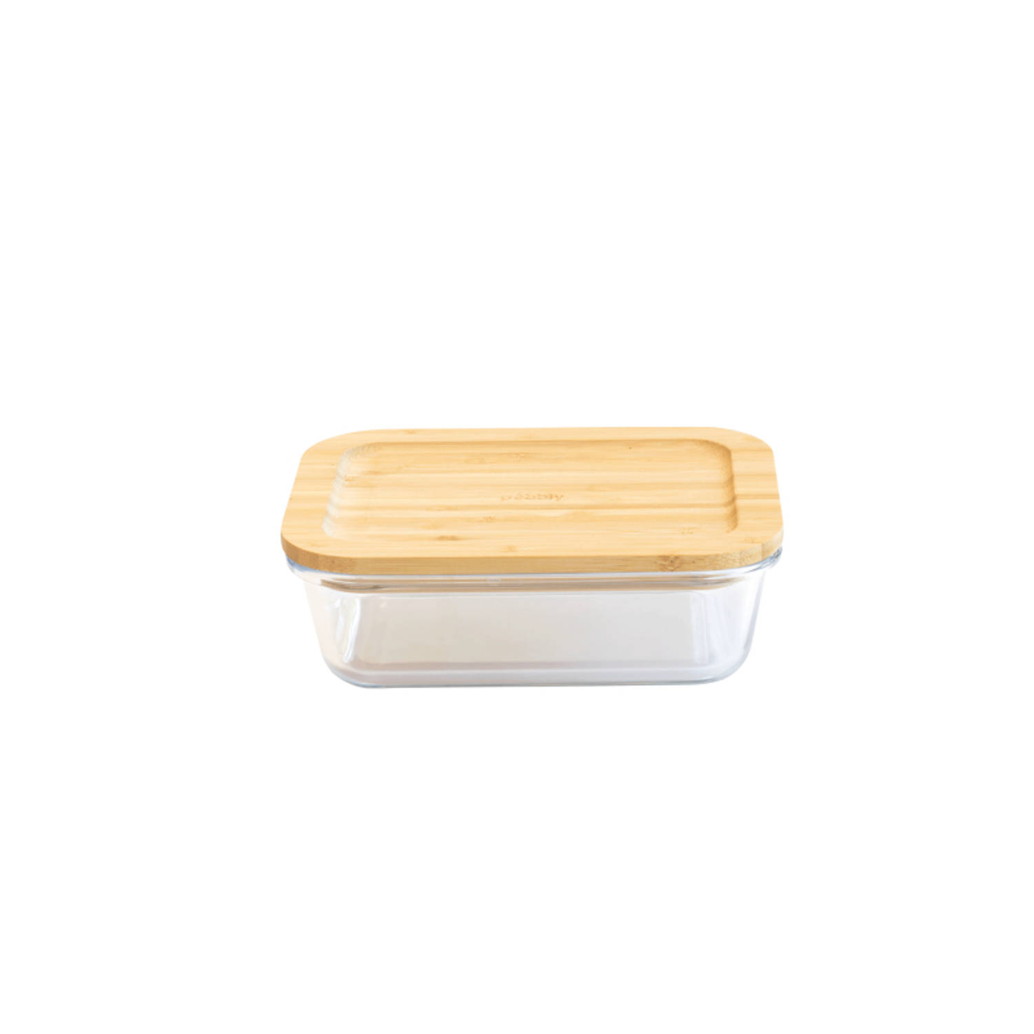 Pebbly Voedselcontainer 14,8 X 10,2 Cm Glas Transparant 640 Ml