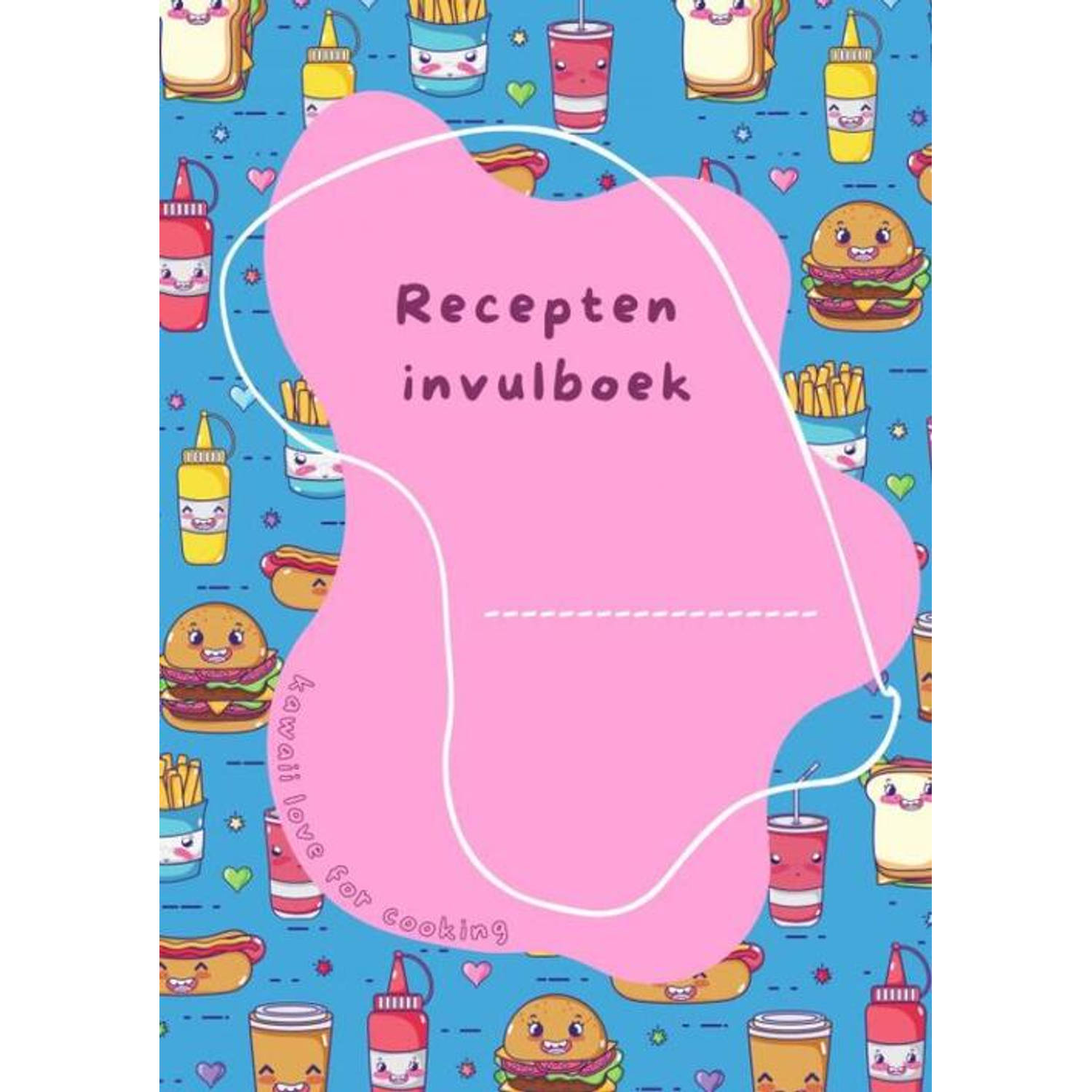 Recepten invulboek Kawaii love for cooking