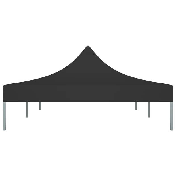 vidaXL Partytentdak 270 g/m² 6x3 m zwart