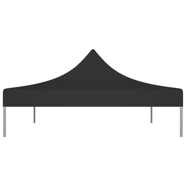 vidaXL Partytentdak 270 g/m² 4x3 m zwart