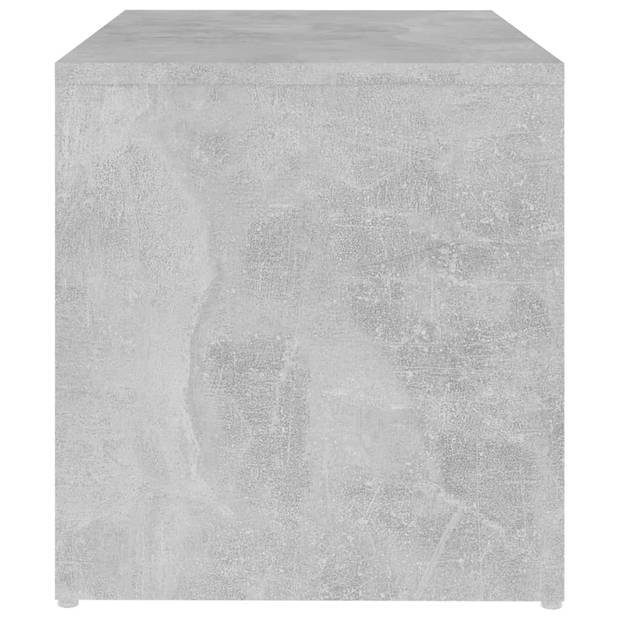 The Living Store Woonkamertafel Betongrijs - 59 x 36 x 38 cm - Praktisch en Trendy