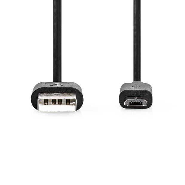 Nedis USB-Kabel - Zwart - 2.00 m