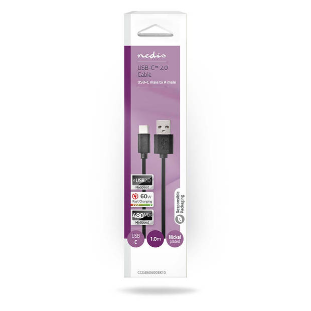 Nedis USB-Kabel - CCGB60600BK10