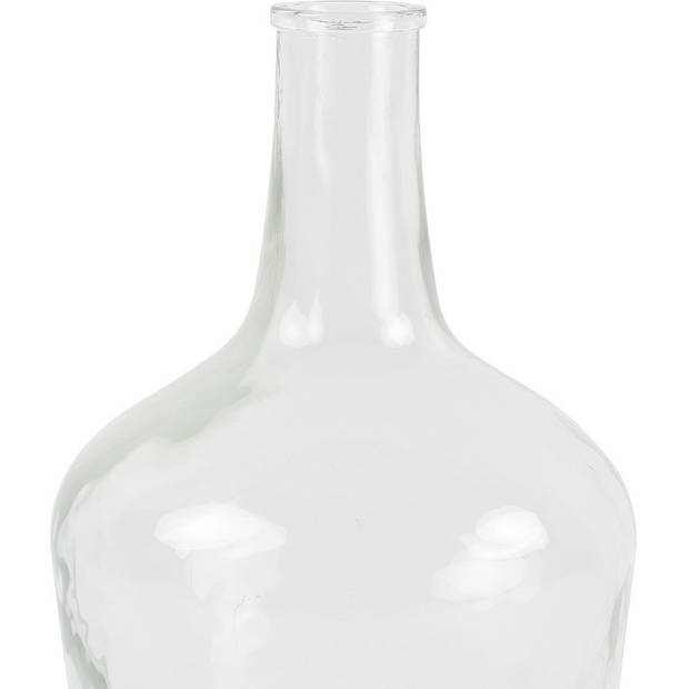 Countryfield vaas - transparant helder - glas - XL fles - D25 x H42 cm - Vazen