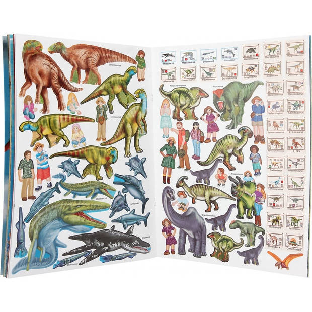 Depesche stickerboek Create your Dino Zoo junior 24 pagina's