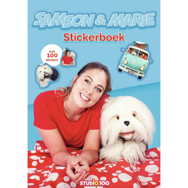 Studio 100 stickerboek Samson & Marie junior blauw 100 stickers
