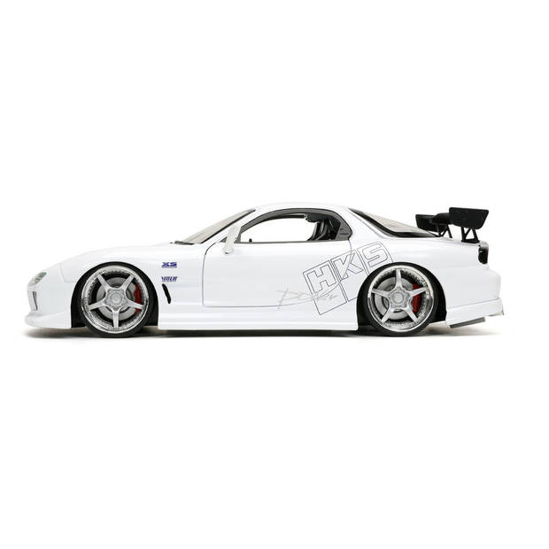 JADA auto Fast & Furious 1993 Mazda RX-7 1:24 die-cast wit