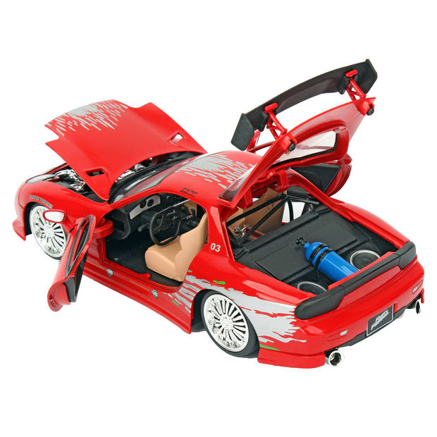 JADA auto Fast & Furious 1993 Mazda RX-7 1:24 rood