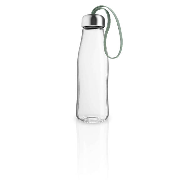 Eva Solo - Drinkfles 500 ml Glas Faded Green - Roestvast Staal - Groen