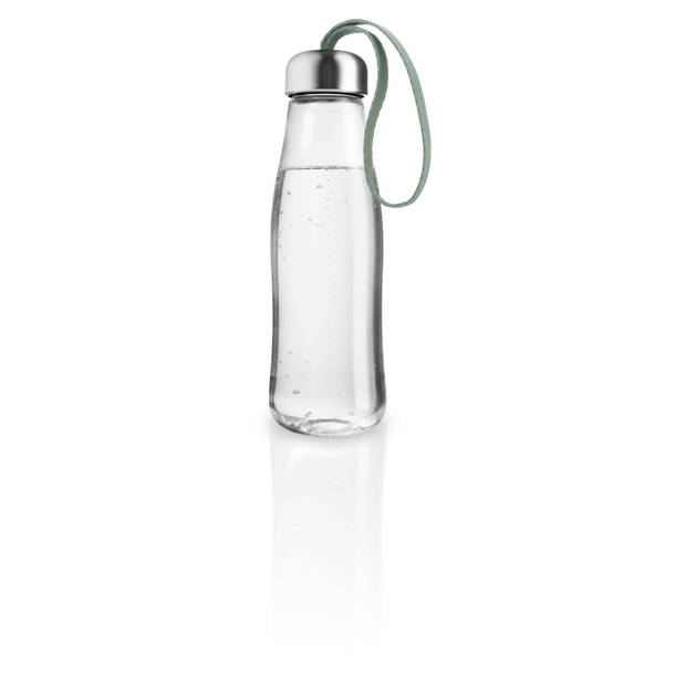 Eva Solo - Drinkfles 500 ml Glas Faded Green - Borosilicaatglas - Groen