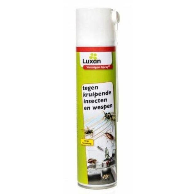 Luxan insectenspray Vermigon 400 ml aluminium groen/wit