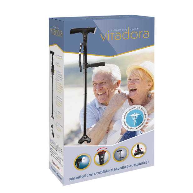 Vitadora Wandelstok - 1+1 gratis