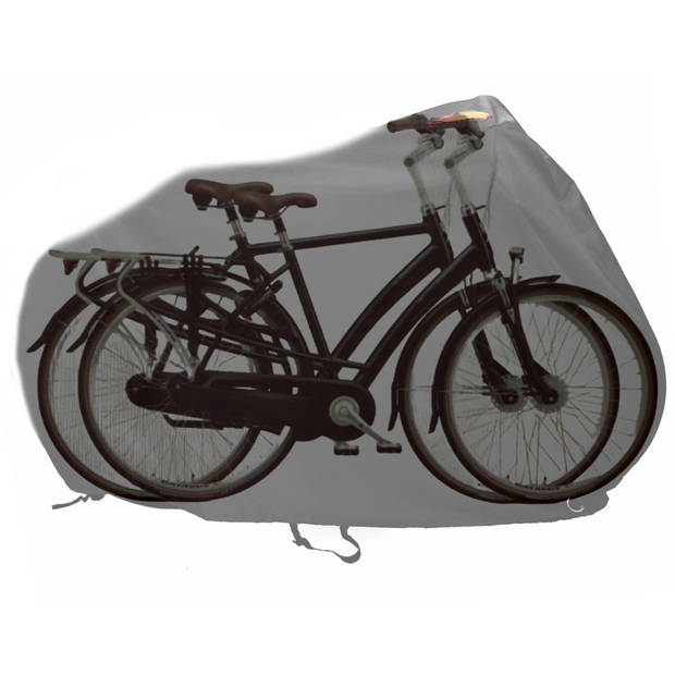 Fietshoes - Zwart - Voor 2 fietsen XXL - Waterdicht - Met slotgaten - Beschermhoes fietsen - Fietshoes