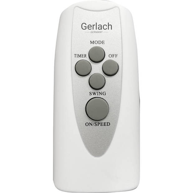 Gerlach GL7325 - Staande ventilator / circulatiepomp - met afstandsbediening - 45cm -16 " - 190W