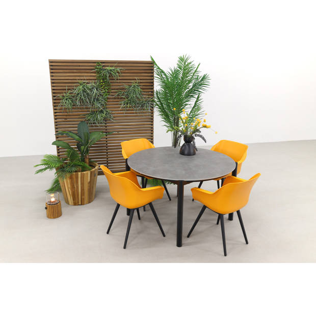 Hartman Sophie Indian orange/Arezzo 130 cm. tuinset - 5-delig