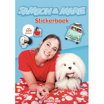 Studio 100 stickerboek Samson & Marie junior blauw 100 stickers