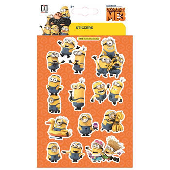 Imagicom stickervel Minions junior 19 x 11 cm papier oranje