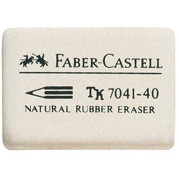 Faber Castell gum 7041-40 rubber 3,4 x 2,6 x 0,8 cm wit