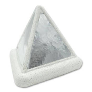 Velda piramide VT reflecterend folie/schuim zilver/wit