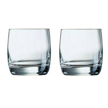 Chef & Sommelier Whisky glazen - 6x - Vigne serie - transparant - 310 ml - Whiskeyglazen