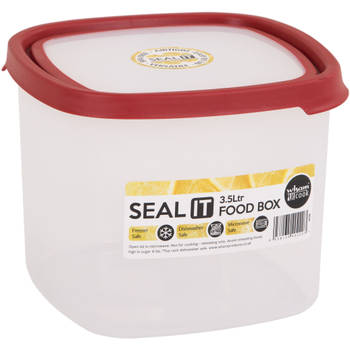 Wham - Opbergbox Seal It 3,5 liter - Polypropyleen - Rood