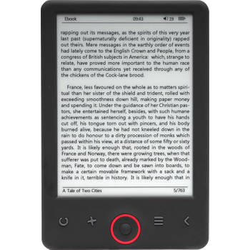Denver - E-Reader - 4GB - 6 Inch - Zwart