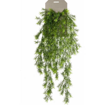 Emerald kunstplant/hangplant - Asparagus - groen - 75 cm lang - Kunstplanten
