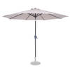 VONROC Premium Stokparasol Recanati Ø300cm – Incl. beschermhoes - Ronde parasol - Kantelbaar – UV werend doek - Beige