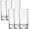 6x Stuks transparante drinkglazen 375 ml van glas - Drinkglazen
