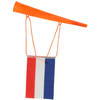 Oranje toeter met Nederlandse vlag