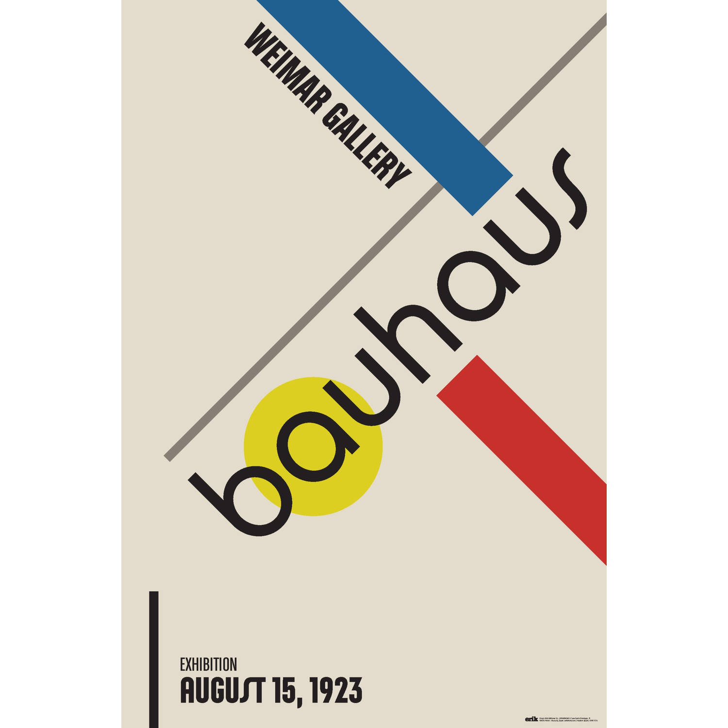 Grupo Erik Bauhaus Poster 61x91,5cm