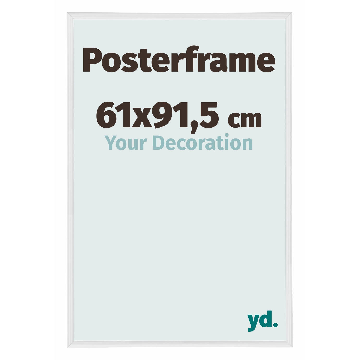 Posterlijst 61x91,5cm Wit Kunststof
