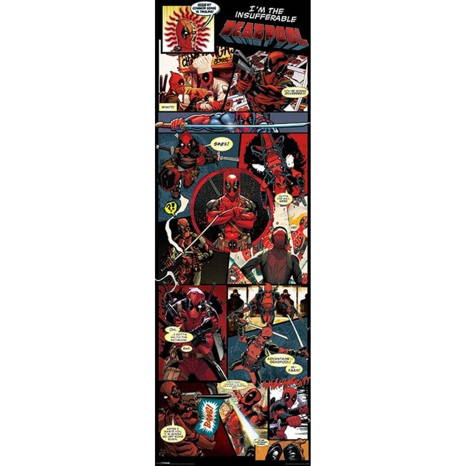 Poster Deadpool Panels 53x158cm