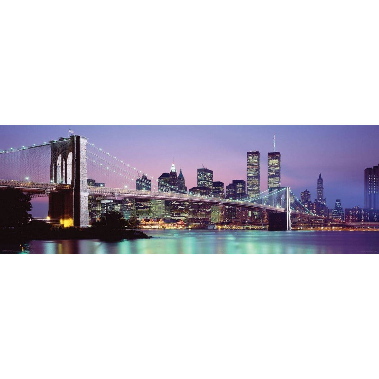 New York Skyline 21 x 59 Inches Door Poster