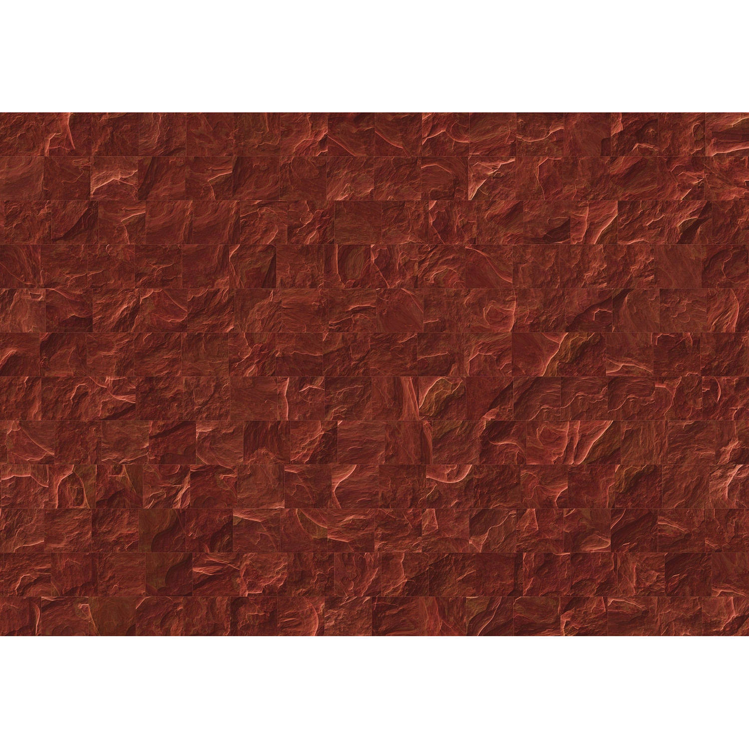 Home24 Vlies-fotobehang Red Slate Tiles, Komar