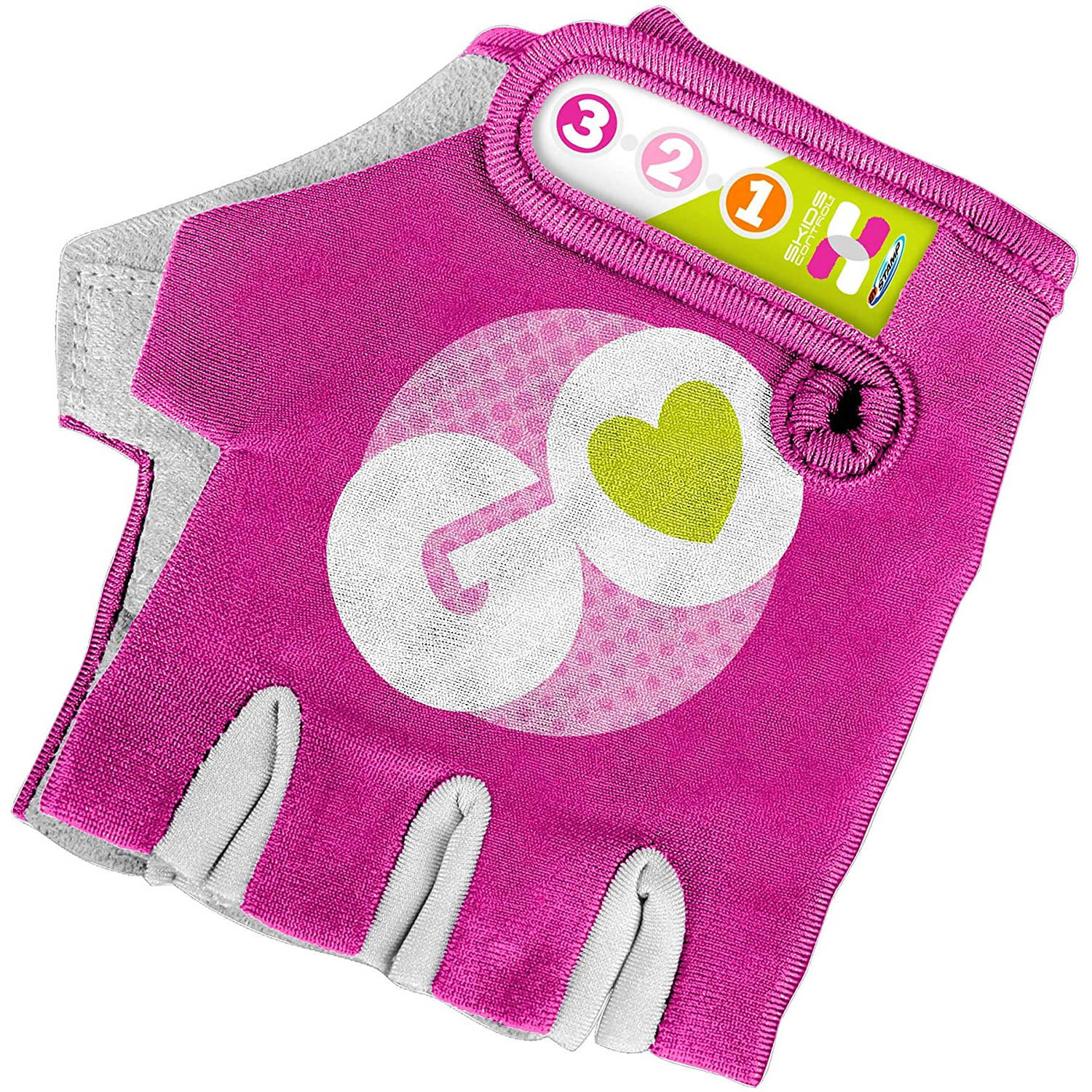 Stamp handschoenen Skids Control junior polyester roze one-size
