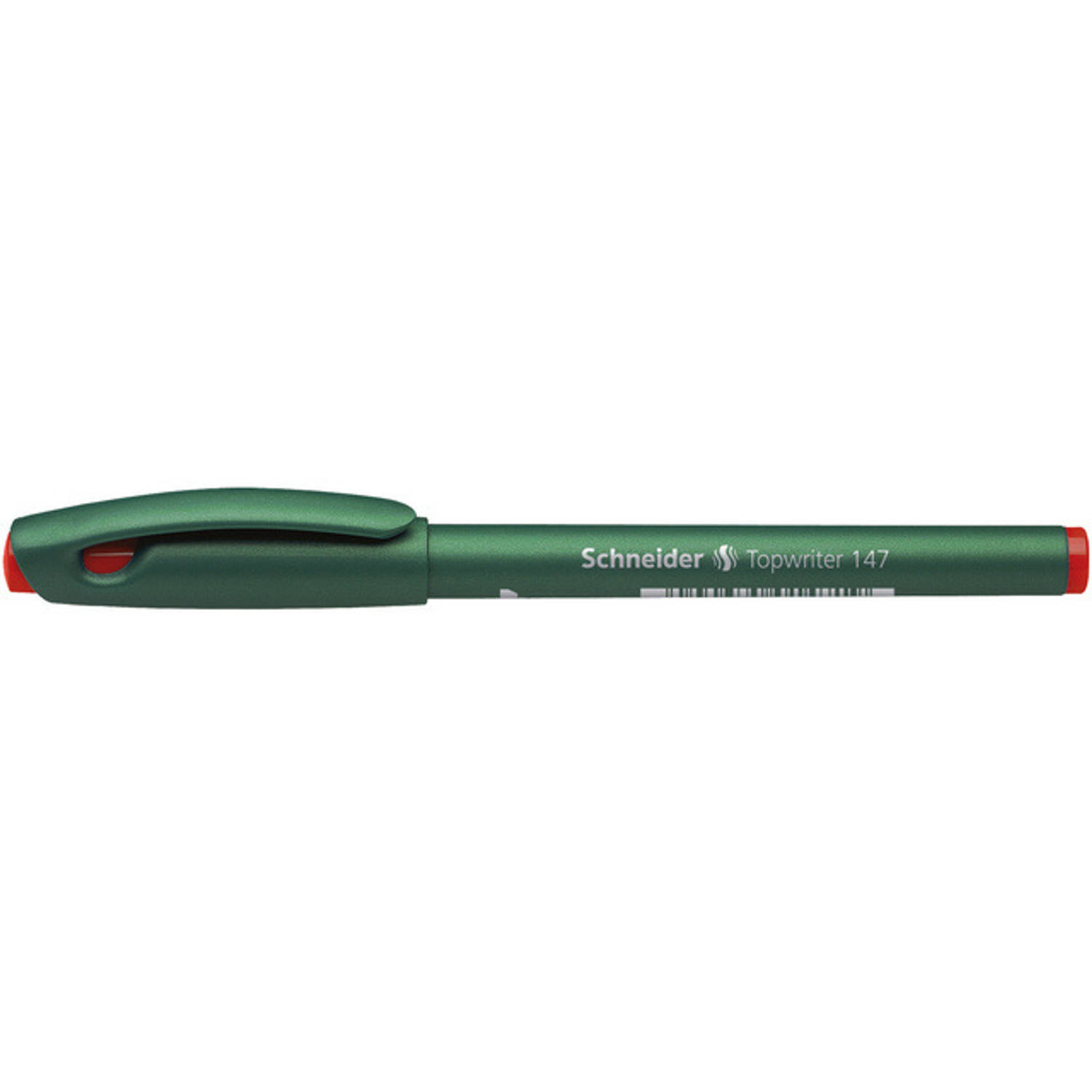 Schneider fineliner Topwriter 147 0,6 mm roodschrijvend groen
