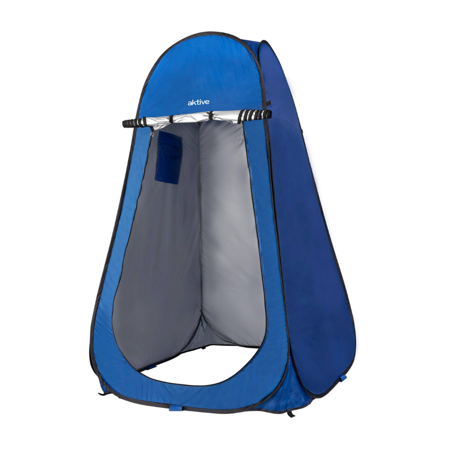 HIXA Douchetent - Pop up - Tent - Omkleedtent - Camping - Douche - Blauw - 120x120x190 cm - Polyester