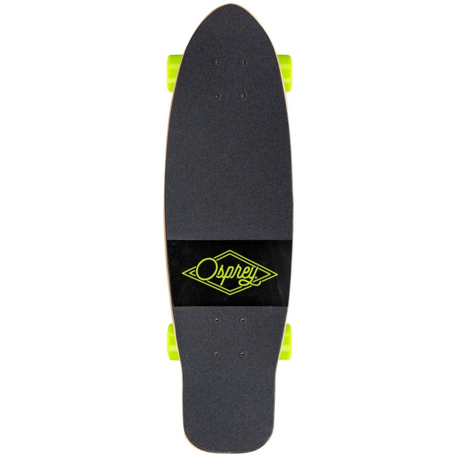 Osprey skateboard Overturn Cruiser 70 cm hout-aluminium zwart