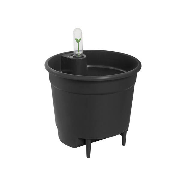 Self-watering insert 28 living black binnen l 28 x w 28 x h 25,5 cm